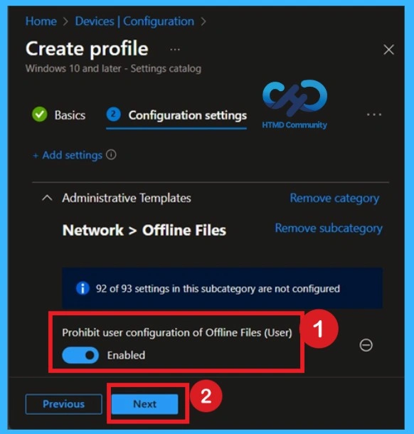 Reducing Data Exposure Risks by Restricting Offline Files Settings using Intune Policy 6 Reducing Data Exposure Risks by Restricting Offline Files Settings Using Intune Policy- Fig.5