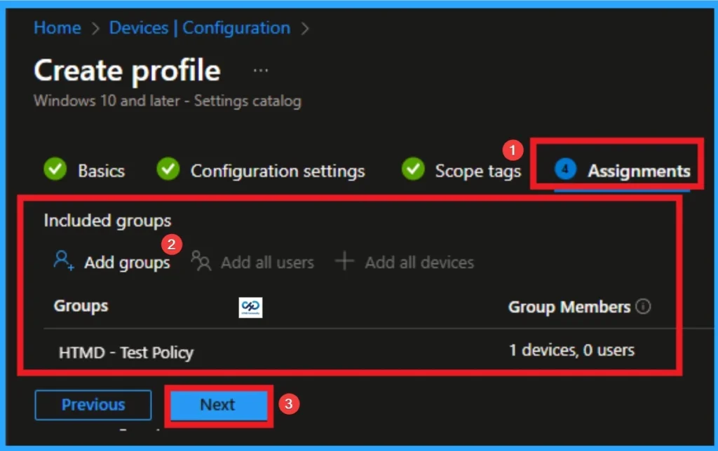 Require Password when Computer Wakes on Battery using Intune 9 Require Password when Computer Wakes on Battery using Intune - Fig.8