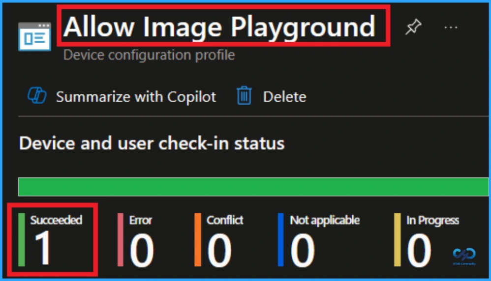 Restrict Image Generation on iOS Devices using Intune - Fig.9