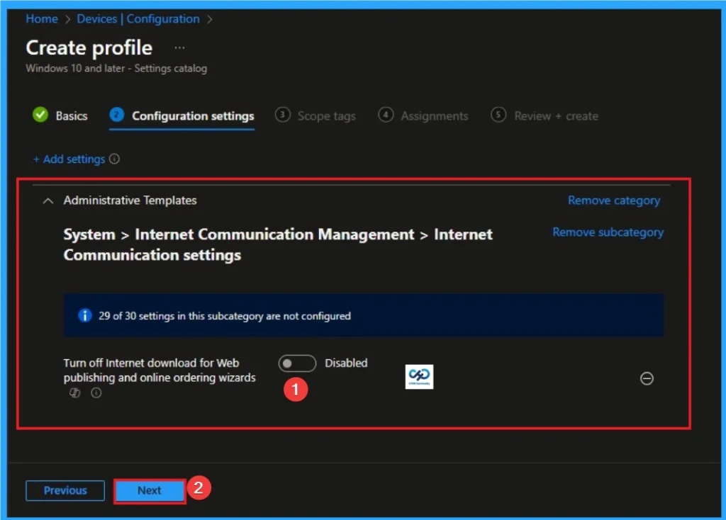 Stop Windows from Downloading Third-Party Wizard Providers for Maximum Privacy using Intune 6 Stop Windows from Downloading Third-Party Wizard Providers for Maximum Privacy using Intune - Fig.5