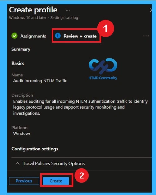 Supporting Secure Login Practices Through NTLM Auditing using Intune Policy 9 Supporting Secure Login Practices Through NTLM Auditing using Intune Policy - Fig.8