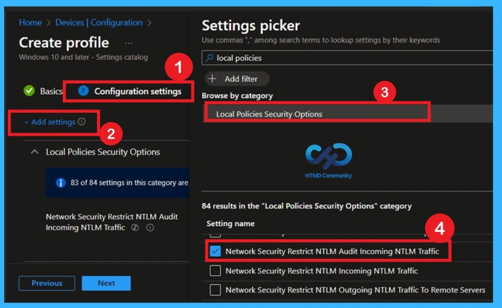 Supporting Secure Login Practices Through NTLM Auditing using Intune Policy 4 Supporting Secure Login Practices Through NTLM Auditing using Intune Policy - Fig.3