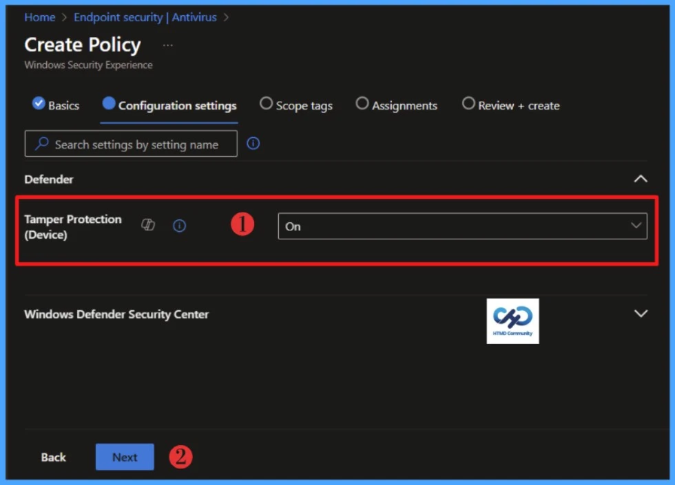 How to Enable or Disable Tamper Protection for your Organisation Using Microsoft Intune Antivirus Policy- Fig-05