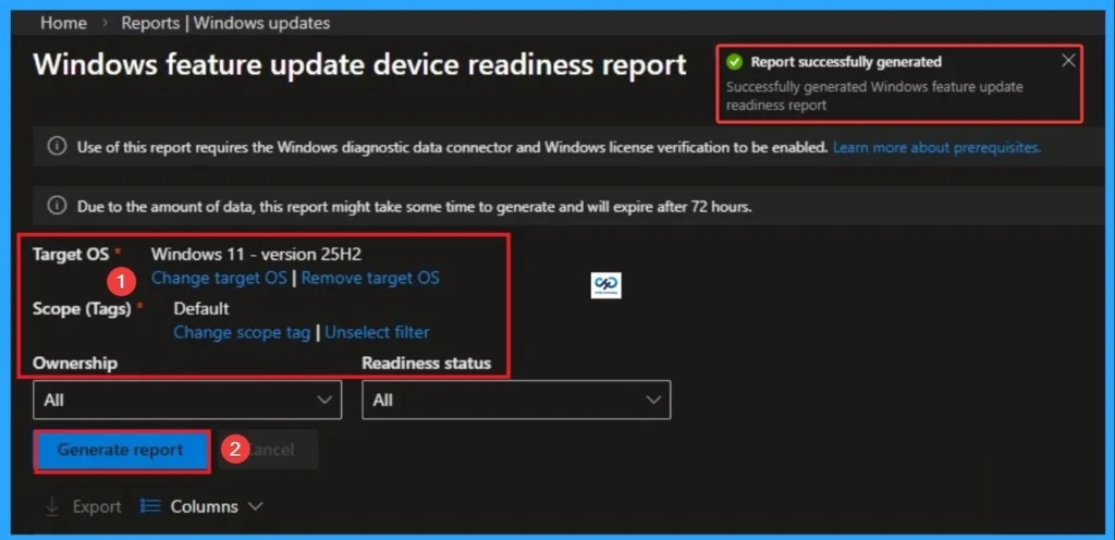 Windows 11 25H2 Device Readiness Report in Intune for Clear Status Hardware Insights and Smarter Upgrade Planning for IT Admins - Fig.2