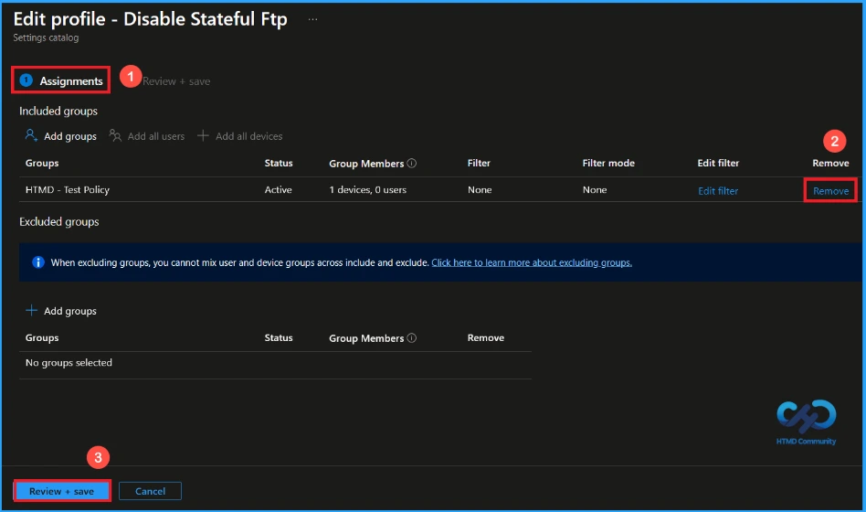 Microsoft Intune Stateful FTP Filtering Setting for Secondary Connections - Fig.10