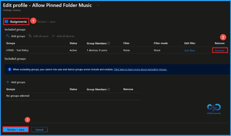 Control Music Shortcut on the Start Menu using Intune - Fig.12