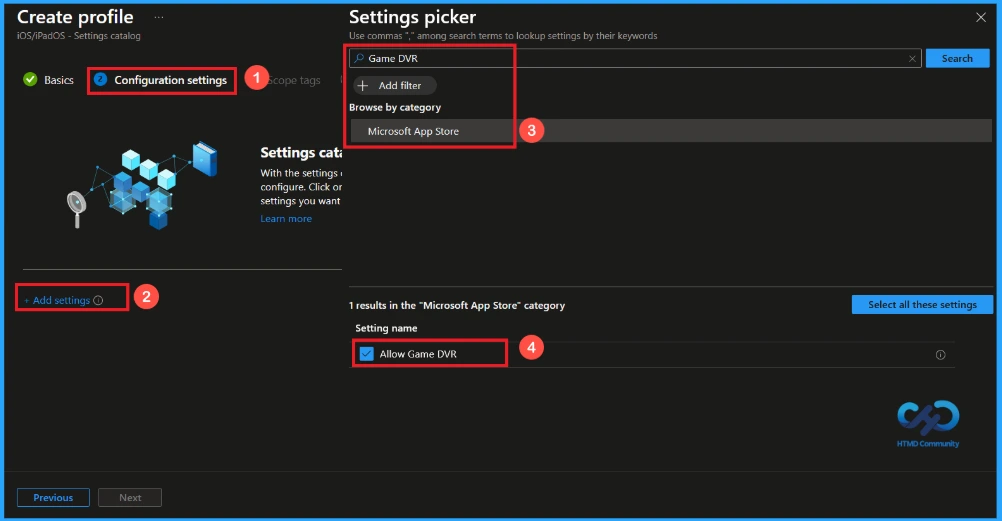 Control Windows Game Recording and Broadcasting using Intune 4 Control Windows Game Recording and Broadcasting using Intune - Fig.3