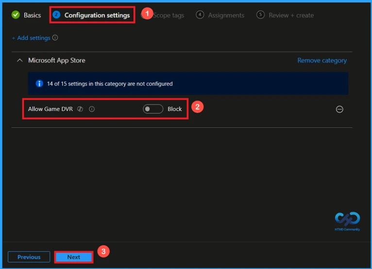 Control Windows Game Recording and Broadcasting using Intune 6 Control Windows Game Recording and Broadcasting using Intune - Fig.5