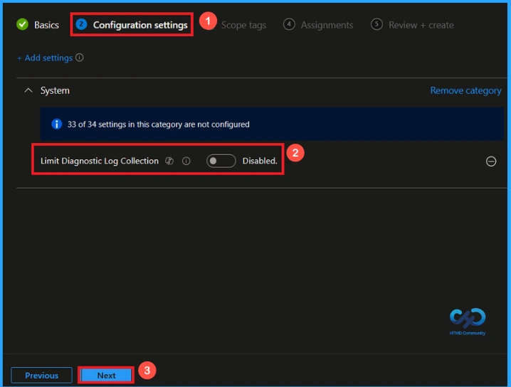 How to Control Diagnostic Log Collection on Your Devices using Intune - Fig.4