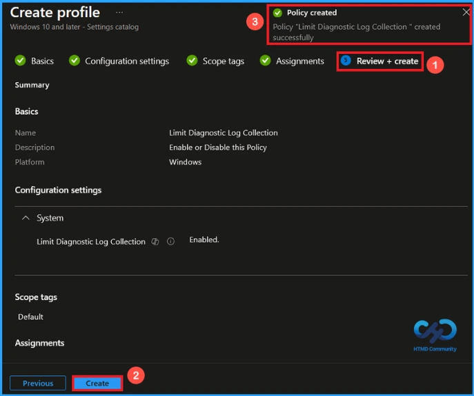 How to Control Diagnostic Log Collection on Your Devices using Intune - Fig.7