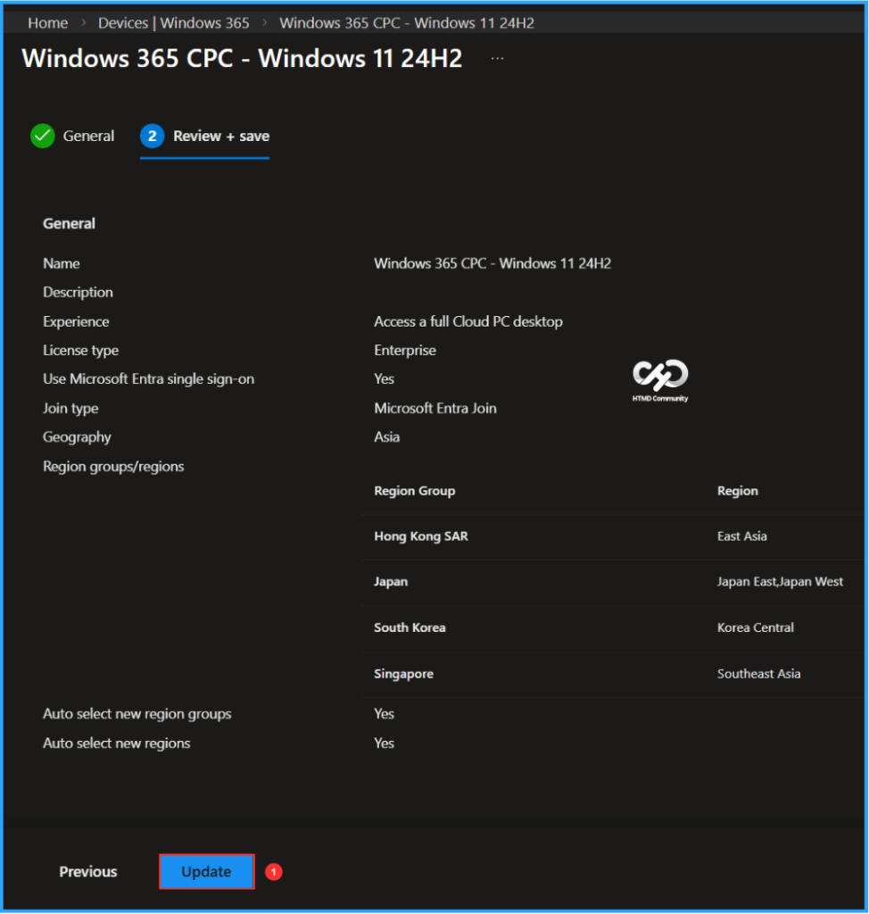 Easy Way to Update New Multi-Region Selection in Windows 365 1