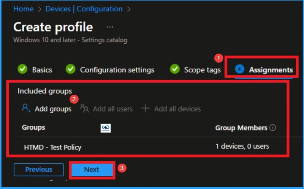 Enable Computer to Ignore NetBIOS Name Release Requests Except from WINS Servers using Intune - Fig.8