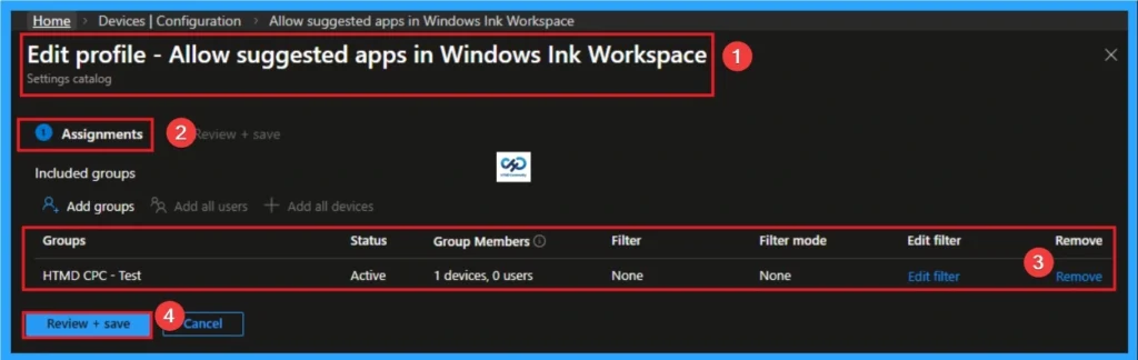 Enable Suggested Apps in Windows Ink Workspace using Intune - Fig.12