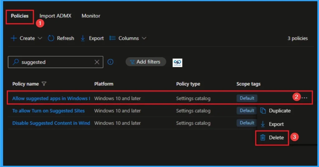 Enable Suggested Apps in Windows Ink Workspace using Intune - Fig.13