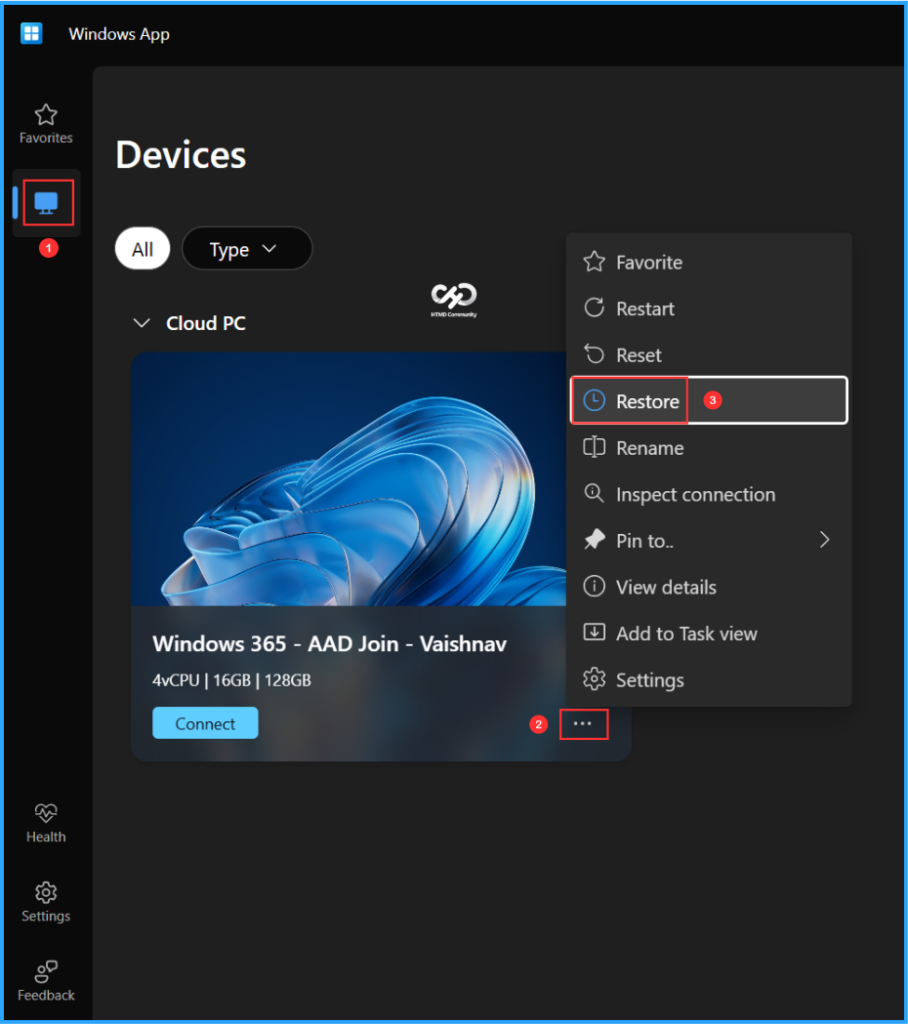 How to Configure New Windows App Settings for Windows 365 using Intune. Fig. 9