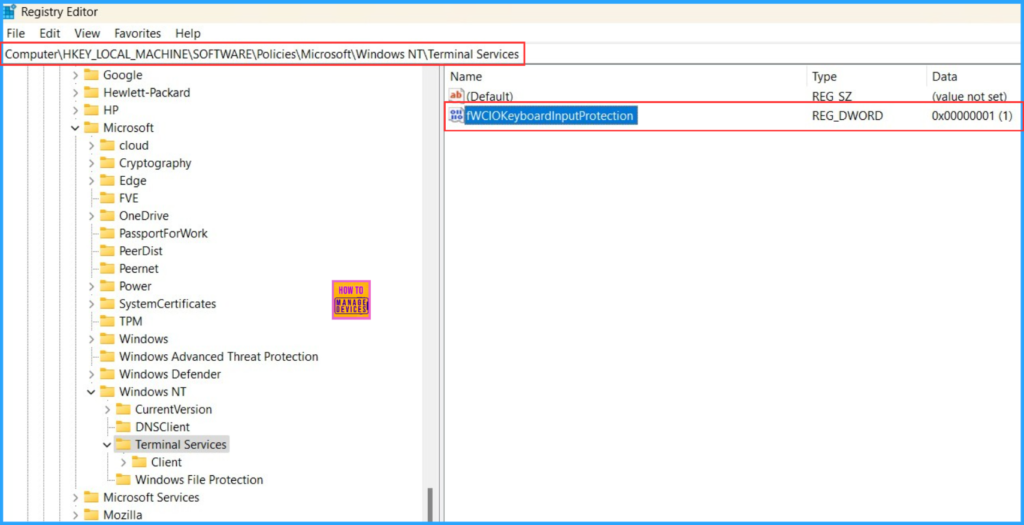 How to Configure Windows Cloud Keyboard Input Protection on Entra Joined Devices. Fig. 8
