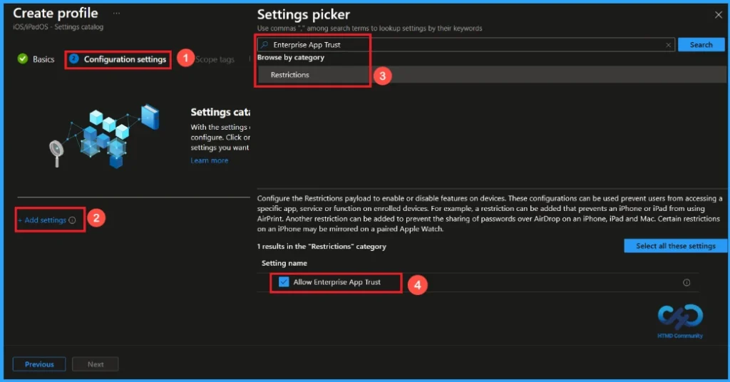 How to Control Enterprise App Trust on iOS Devices using Intune - Fig.3
