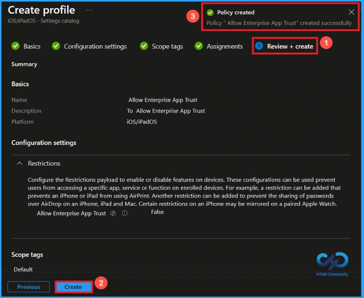 How to Control Enterprise App Trust on iOS Devices using Intune - Fig.8