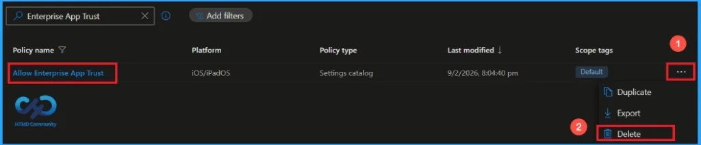 How to Control Enterprise App Trust on iOS Devices using Intune - Fig.11