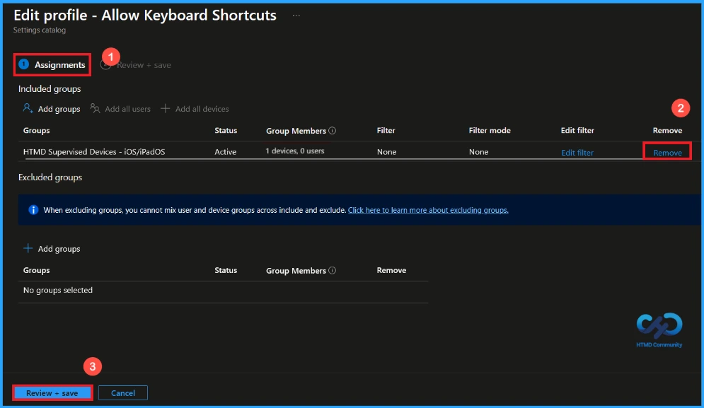How to Control iOS Keyboard Shortcut Settings using Intune - Fig.10