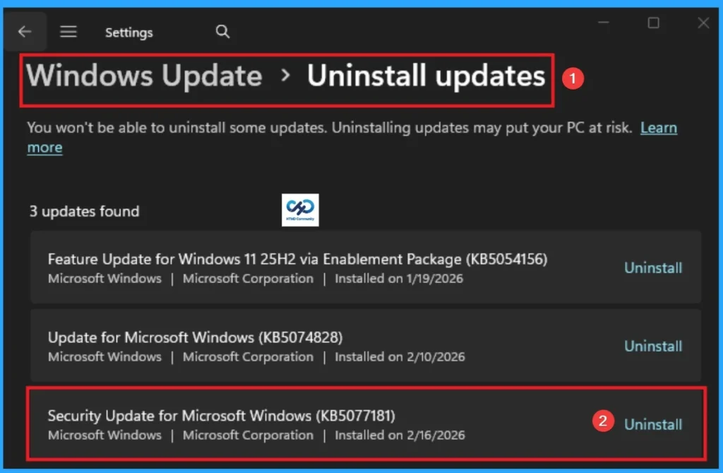 How to Fix KB5077181 Update Triggering Restart Loops & Network Failures in Windows 11 - Fig.2