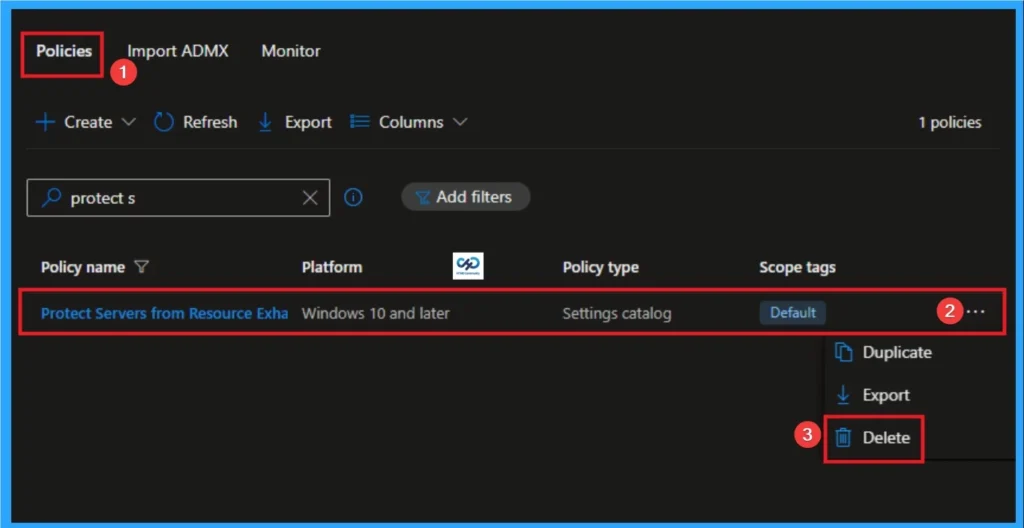 How to Protect Servers from Resource Exhaustion Using Intune - Fig.13