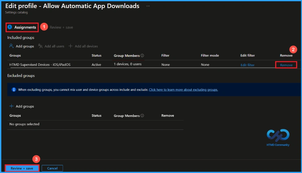 How to Stop Automatic App Downloads on iOS Devices using Intune - Fig.10