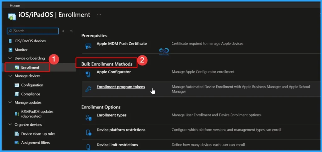 Intune Supported Enrollment Methods for Windows iOS Android MacOS Linux ChromeOS - Fig.3
