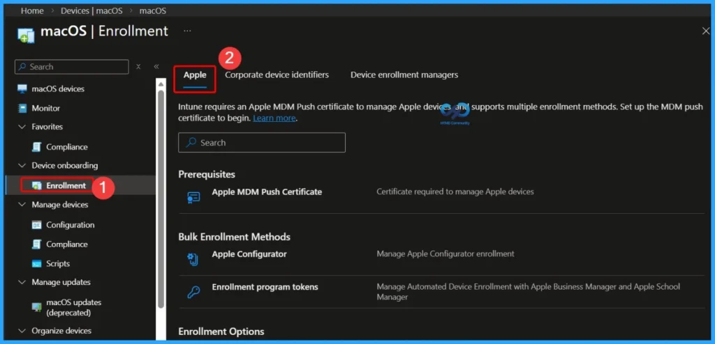 Intune Supported Enrollment Methods for Windows iOS Android MacOS Linux ChromeOS - Fig.5