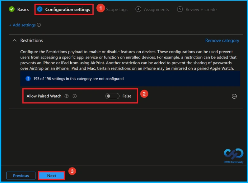 Managing Apple Watch Pairing on Supervised iOS Devices using Intune - Fig.4