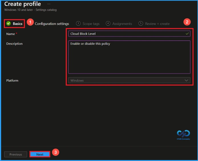 Managing Suspicious File Blocking in Microsoft Defender using Intune - Fig.2