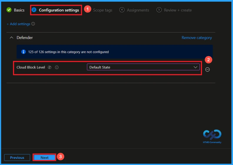 Managing Suspicious File Blocking in Microsoft Defender using Intune - Fig.4