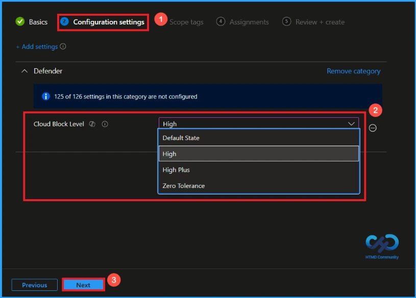 Managing Suspicious File Blocking in Microsoft Defender using Intune - Fig.5
