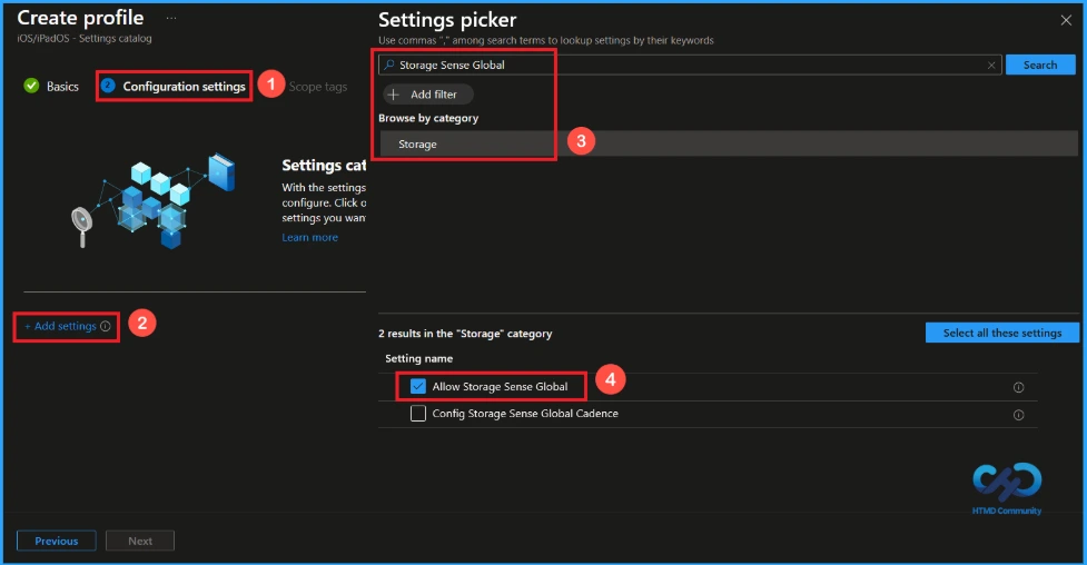 Managing the Storage Sense Policy in Windows using Intune - Fig.3