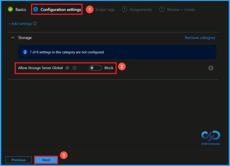 Managing the Storage Sense Policy in Windows using Intune - Fig.5
