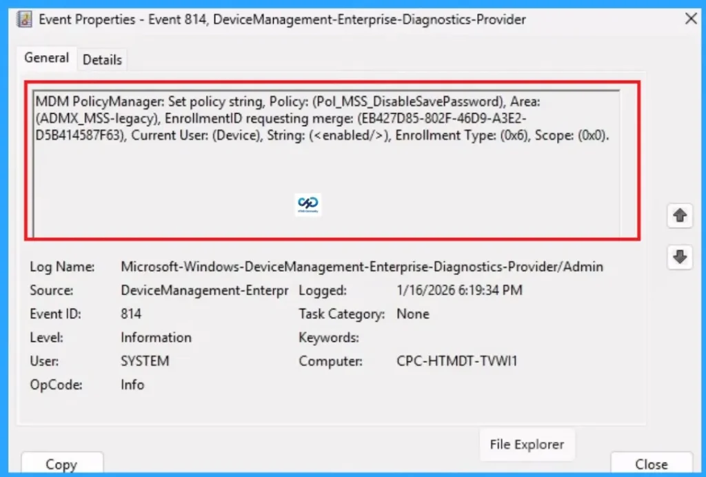 Prevent Dial-up Password from being Saved using Intune 12 Prevent Dial-up Password from being Saved using Intune - Fig.11