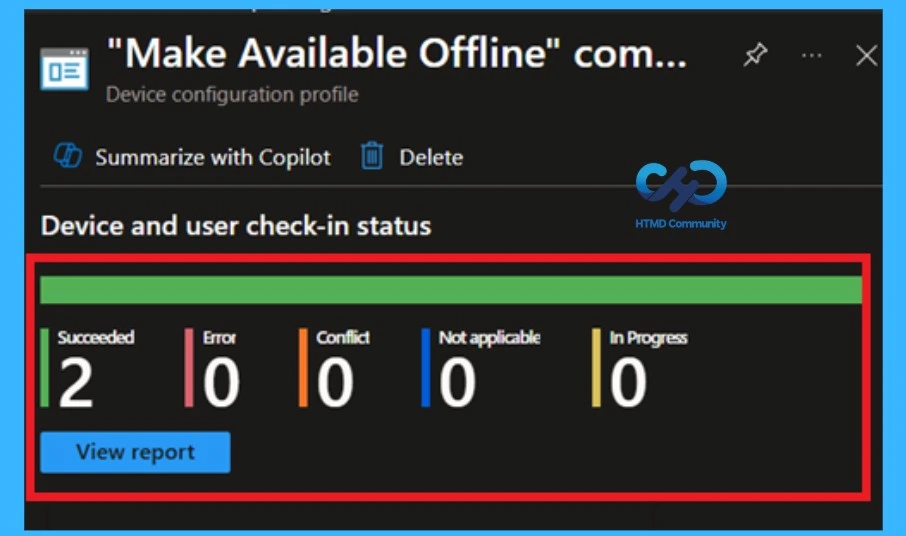 Remove Work Offline option from File Explorer using Intune Policy to Prevent Manual Offline File Switching -Fig.9