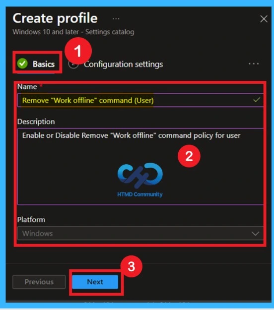 Remove Work Offline option from File Explorer using Intune Policy to Prevent Manual Offline File Switching -Fig.2