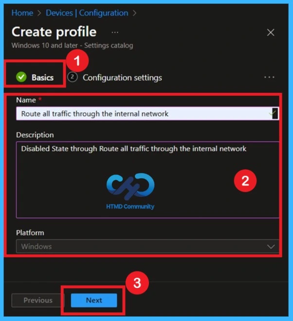 How to Control Internet Traffic Routing for Remote Clients using Intune Policy - Fig.2