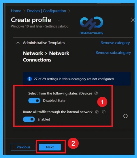 How to Control Internet Traffic Routing for Remote Clients using Intune Policy - Fig.5