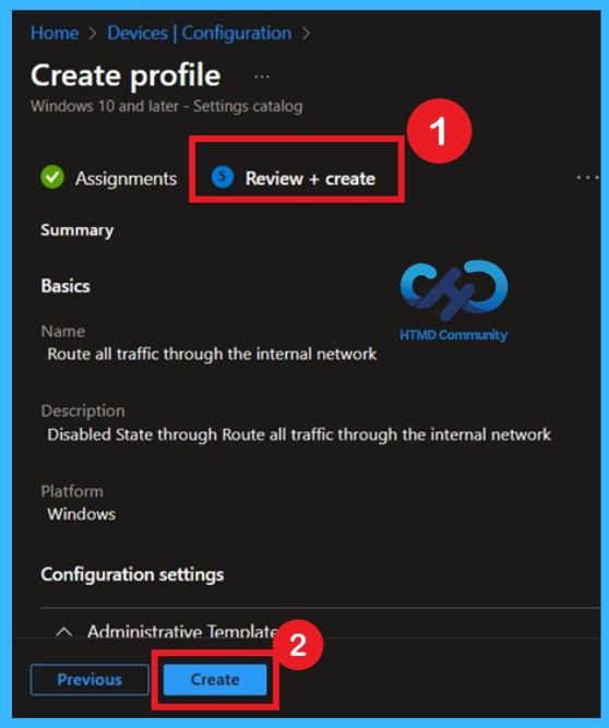 How to Control Internet Traffic Routing for Remote Clients using Intune Policy - Fig.8