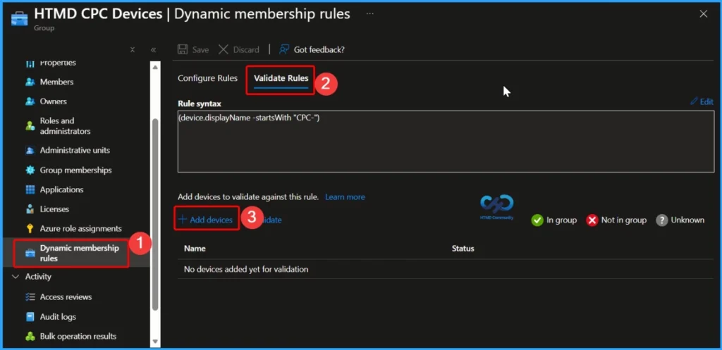 How to Validate Microsoft Entra ID Dynamic Group Membership Rules in Intune - Fig.2