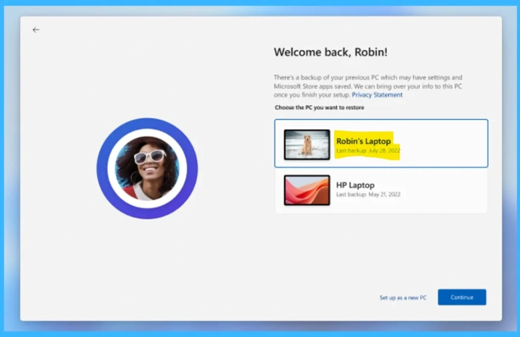 Faster Work Environment Recovery with Windows First Sign-In Restore for Entra and Hybrid Devices- Fig.1 Creds to MS
