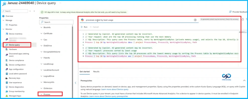 Advanced Analytics for Proactive Endpoint Monitoring and Troubleshooting - Fig.3 creds to Janusz Gal
