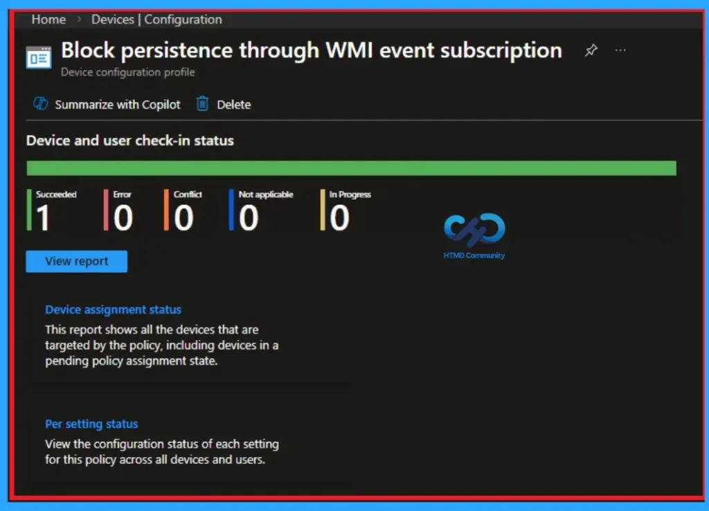 Block Persistence through WMI Event Subscription using Intune - Fig.9