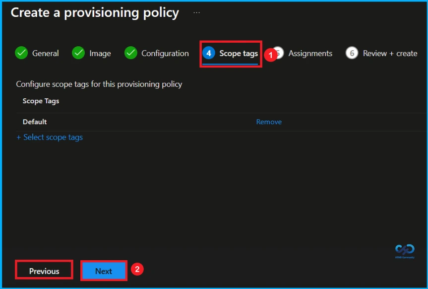 Configuring User Experience Sync with Windows 365 Frontline Provisioning Policies - Fig.6 creds to Jason Parker