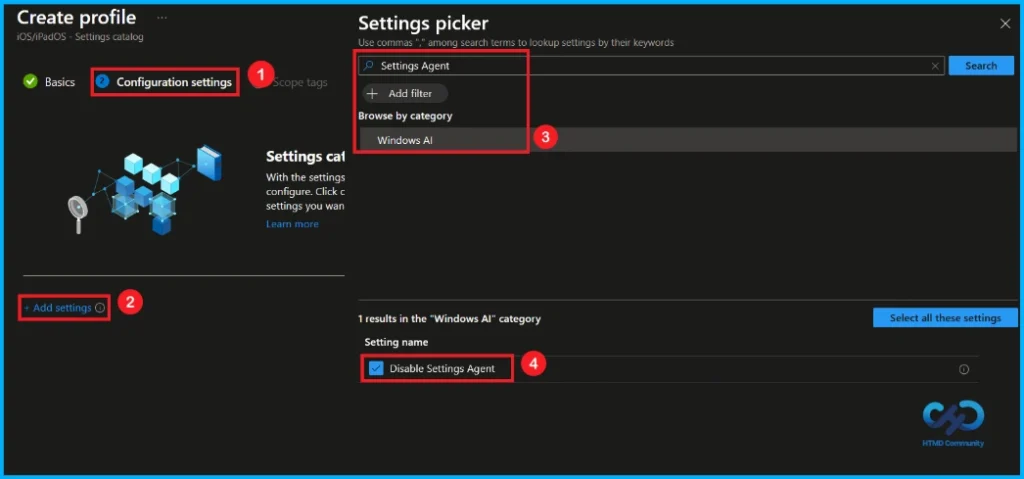 Controlling the Settings Agentic Search Experience in Windows using Intune - Fig.3