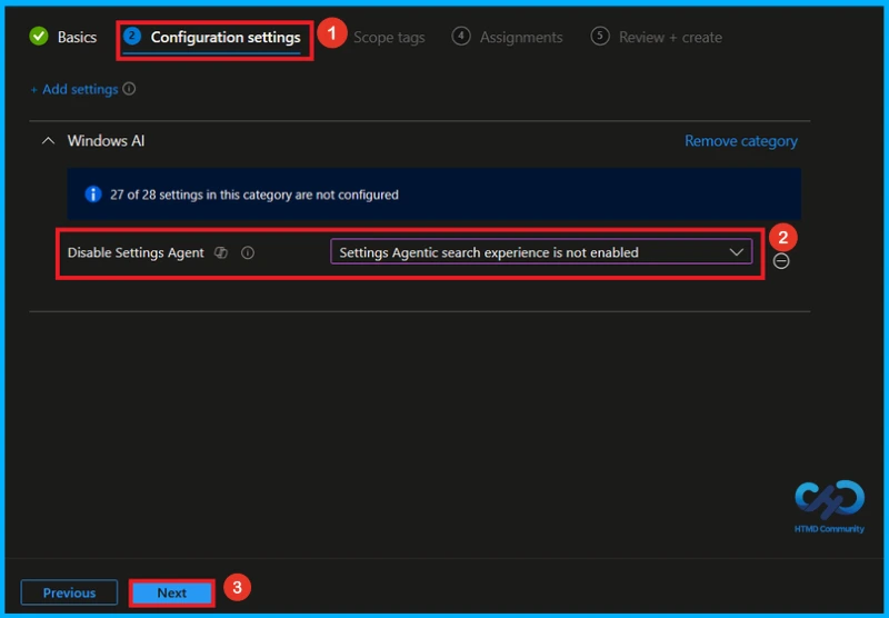 Controlling the Settings Agentic Search Experience in Windows using Intune - Fig.5