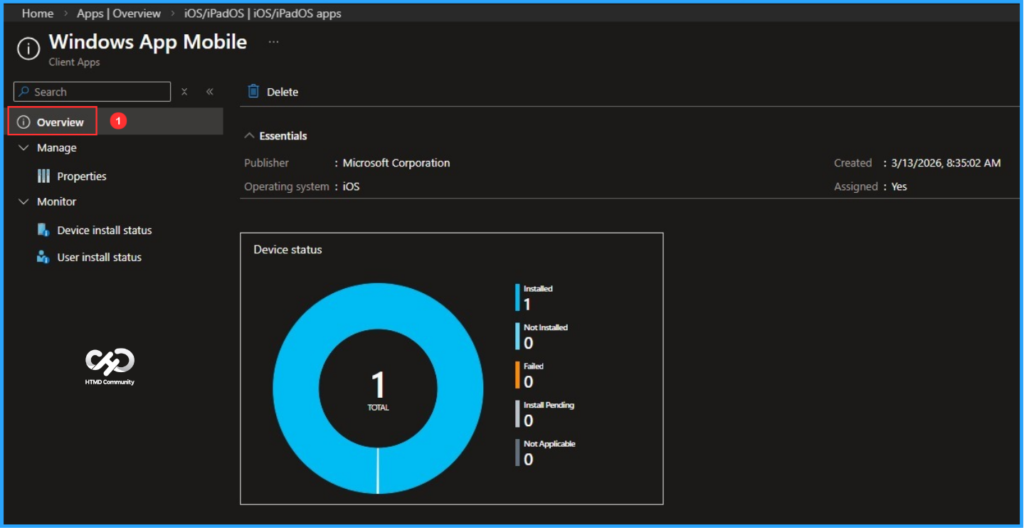 Easy Method to Deploy Windows App Mob for iOS and iPadOS using Intune 9 Easy Method to Deploy Windows App Mob for iOS and iPadOS using Intune. Fig. 8