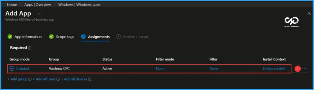 Easy Method to Deploy Windows Cloud Input Protection Driver Setup using Intune. Fig. 7